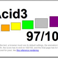 firefoxでAcid3チェック