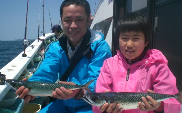 立派な鯖が釣れました。